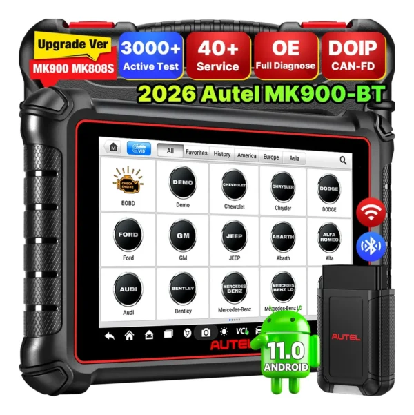 Escaner Automotriz Autel Mk900bt +40 Reset Bidireccional